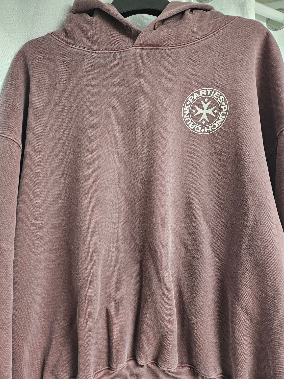 펀치드렁크파티즈 가먼트다잉 후드 2사이즈  상품이미지2