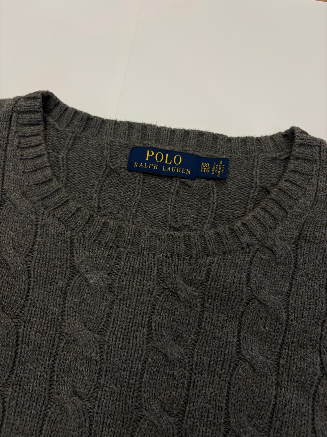 Polo 폴로랄프로렌 신형택 케이블 니트 상품이미지3