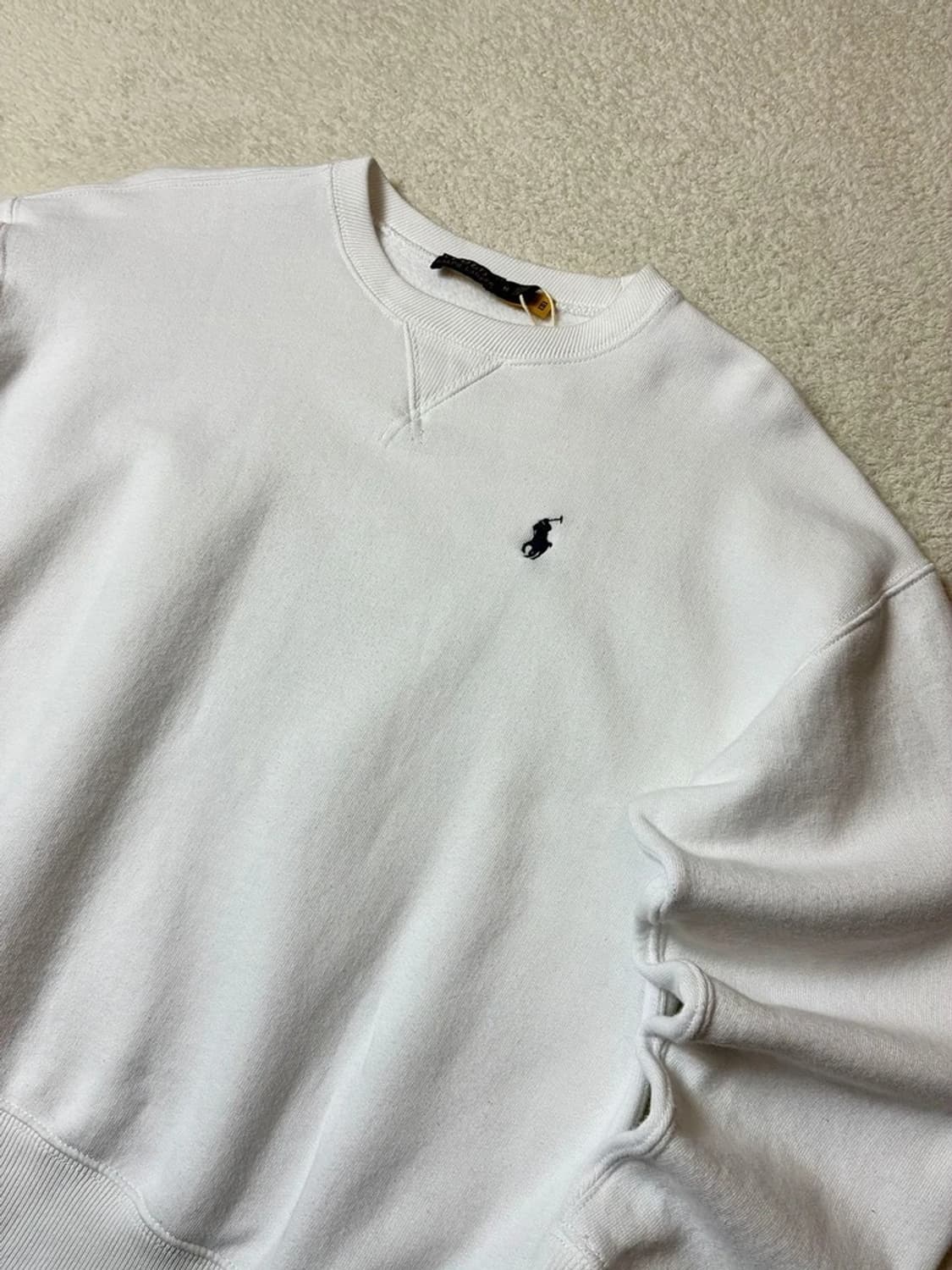 폴로 랄프로렌 우먼스 로고 큐알 맨투맨 PN6352 상품이미지2