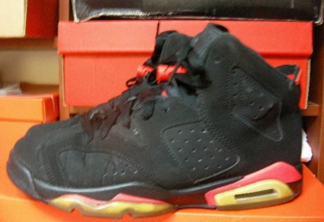 나이키 에어 조던6  블랙 인프라레드 250 상품이미지1