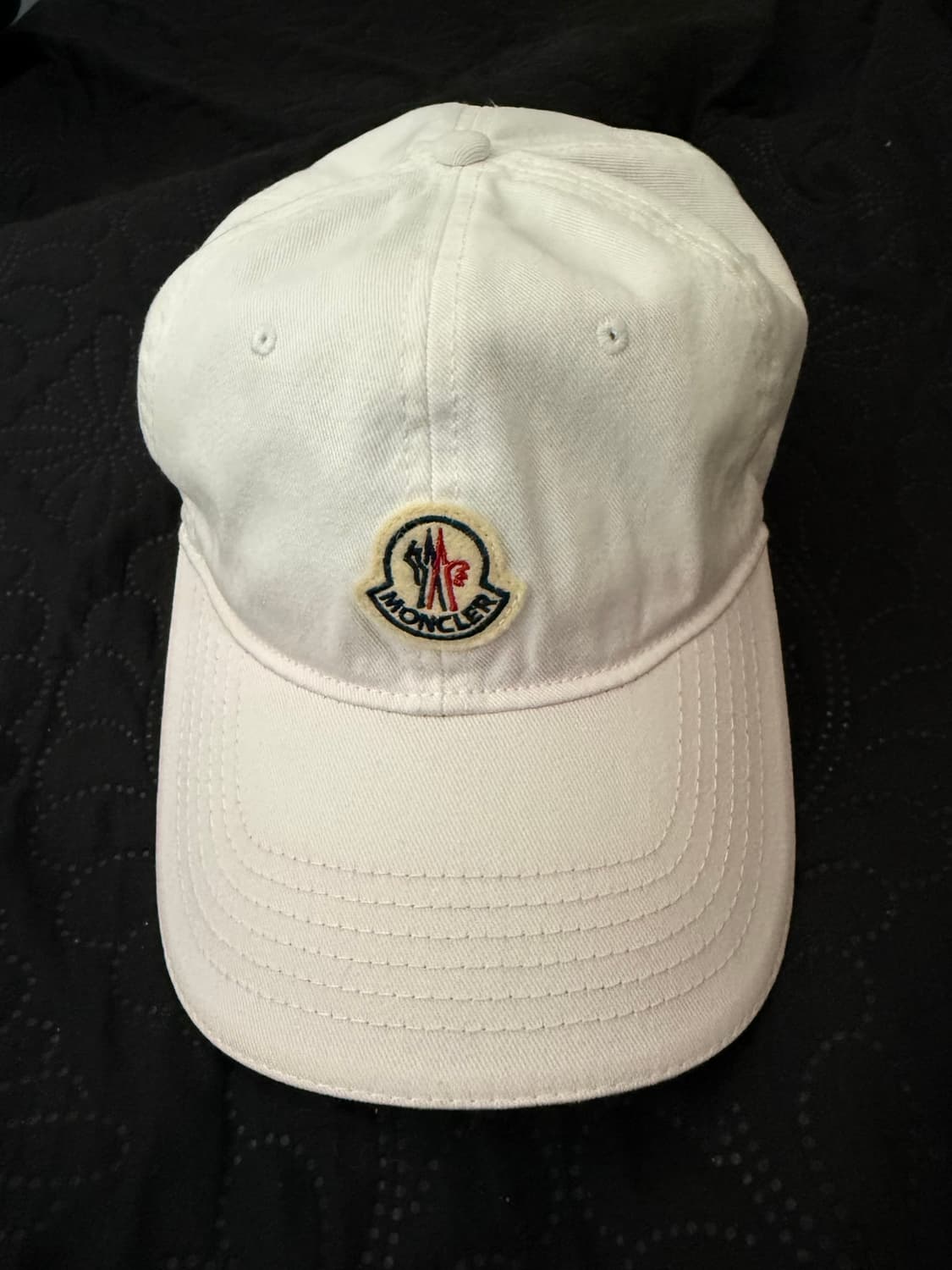 몽클레르 로고 캡 모자 화이트 (BERRETTO BASEBALL) 상품이미지1