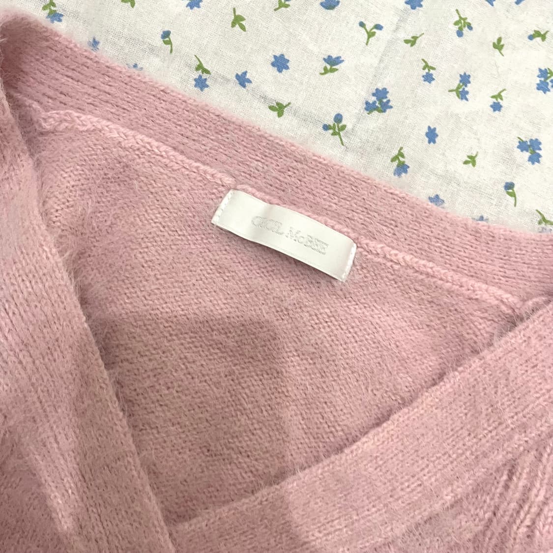 세실맥비 딸기우유 핑크 니트 가디건 히메갸루 유진빈티지 일녀 상품이미지3