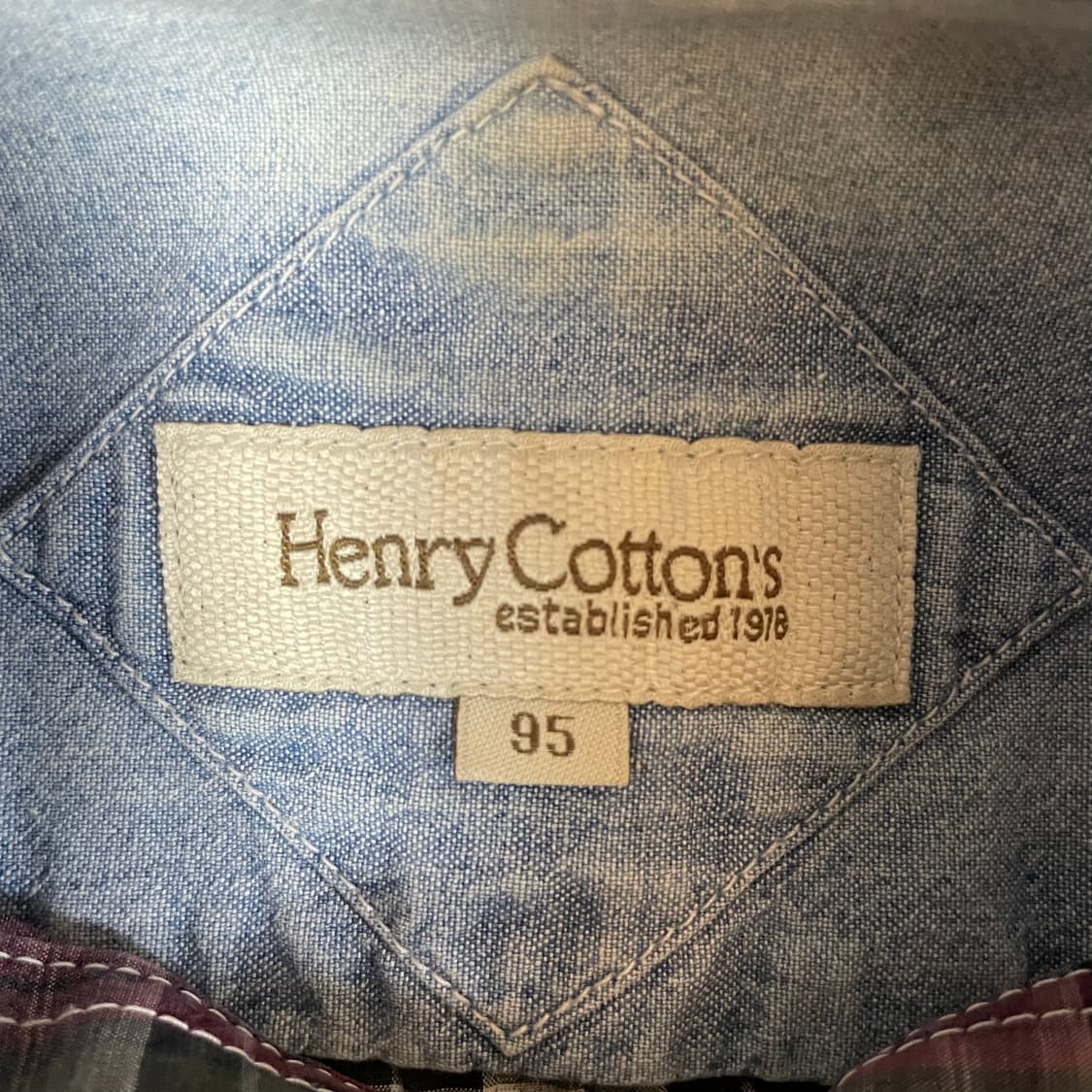 헨리코튼 78 포켓 자수로고 체크 셔츠 95 상품이미지4