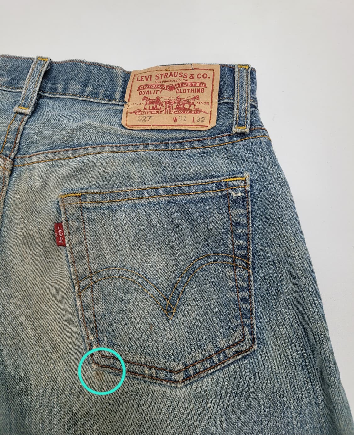 LEVI'S 00'S 리바이스 527 로우 부츠컷 데님 청바지 / 31
 상품이미지5