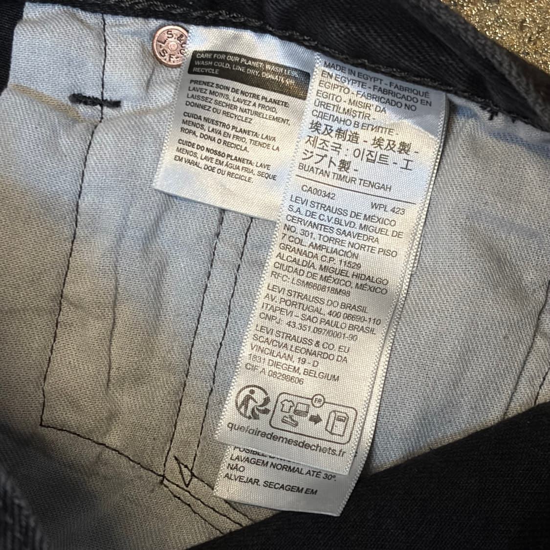 미국 빈티지 리바이스 501 블랙진 청바지 상품이미지9