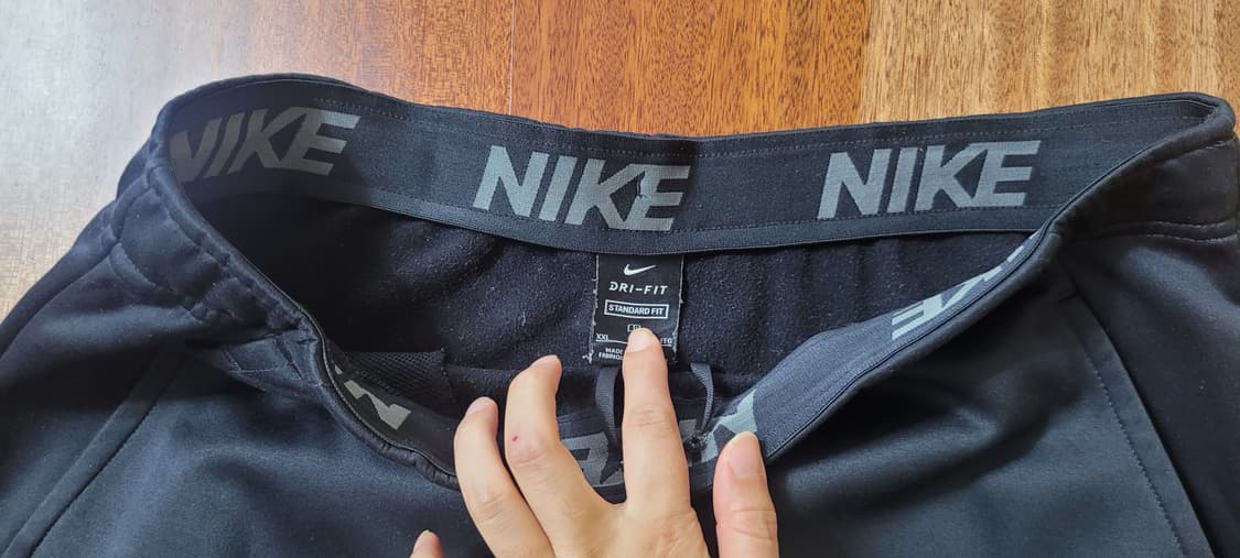 (남성xxl사이즈)나이키 블랙 트레이닝 바지 (기모) 상품이미지6