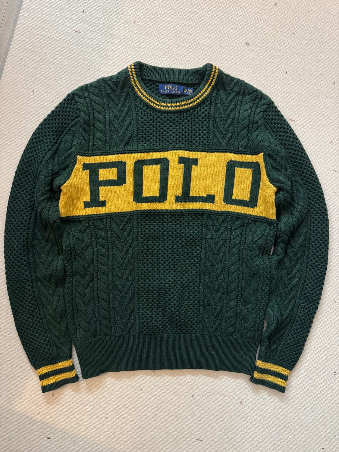 폴로 아란니트 스웨터  상품이미지1