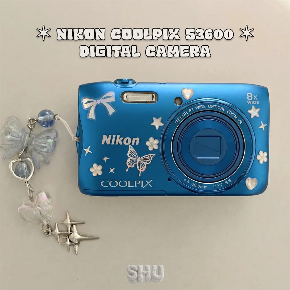 니콘 쿨픽스 S3600 빈티지 디카 블루 상품이미지1