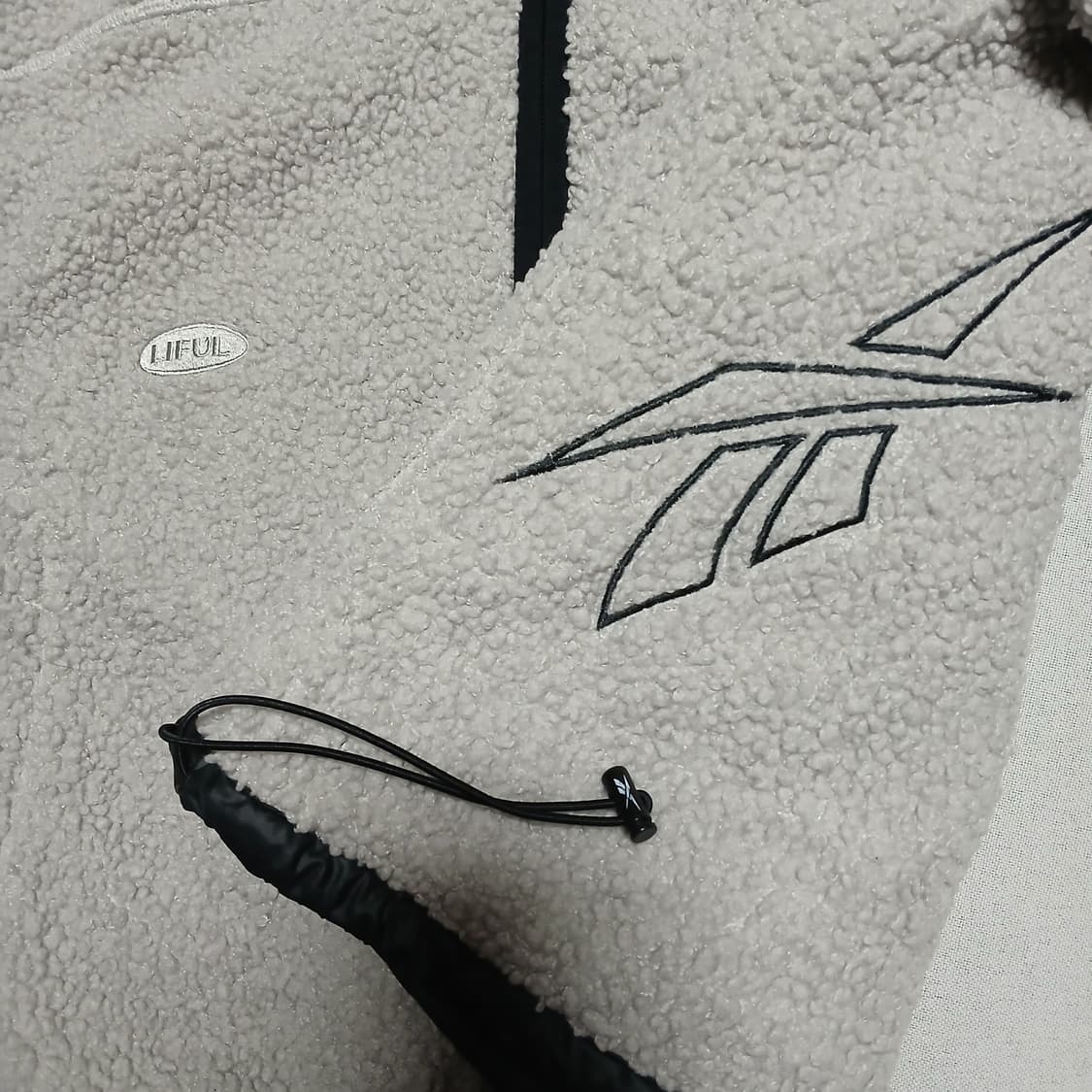 리복 라이풀 콜라보 양면 후리스 패딩 리버서블 겨울 자켓 상품이미지3