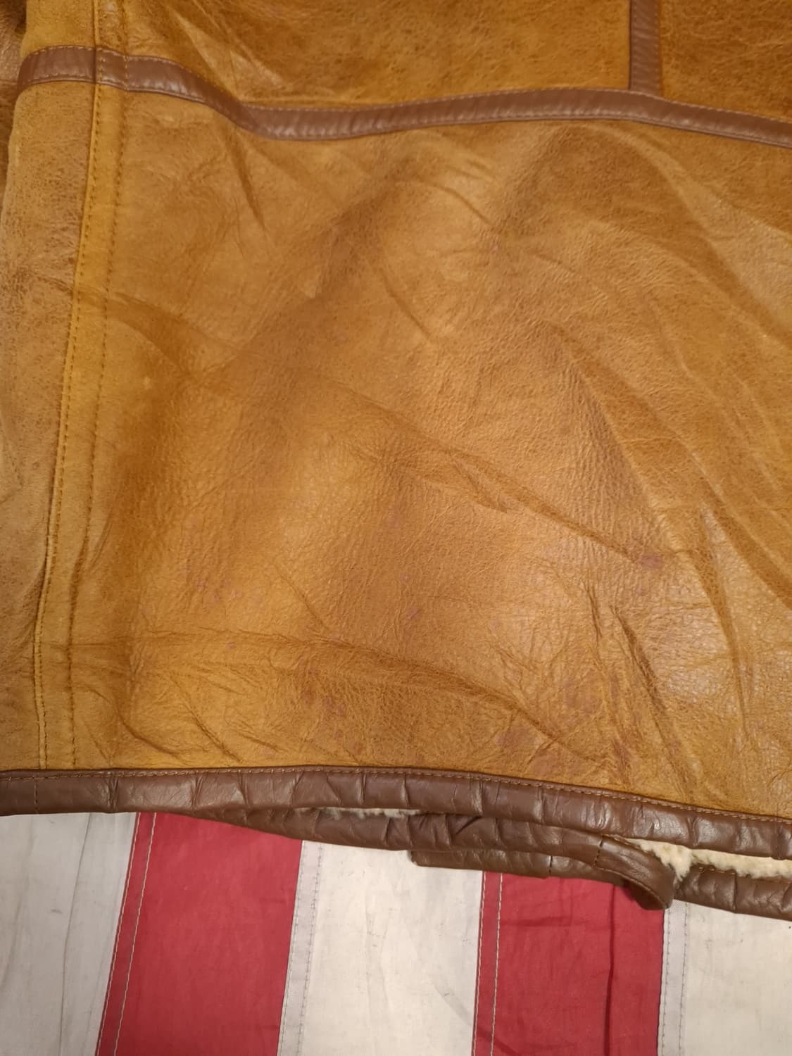 80' 국내산 진도모피 리얼레더 무통 시어링 무스탕 상품이미지10