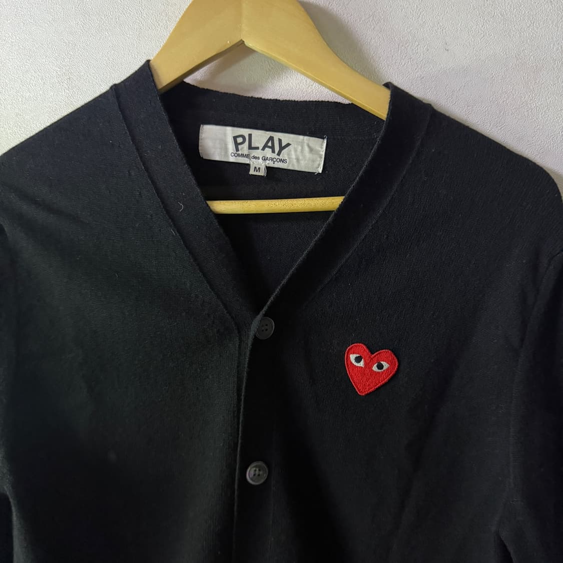 꼼데가르송 하트로고 가디건 M (남성 95-슬림 100) 상품이미지5