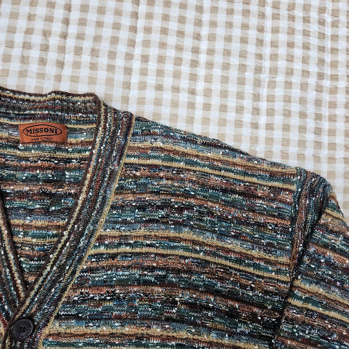 미쏘니 니트 가디건 남자100 상품이미지3