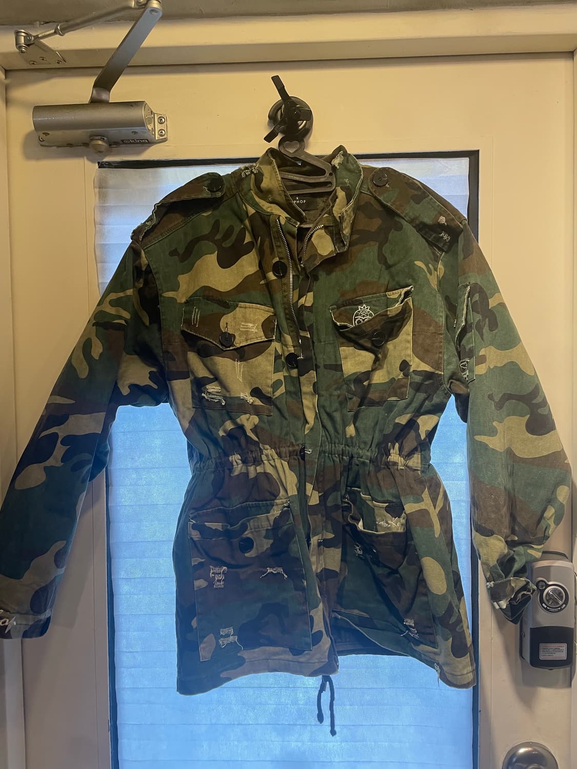 립합 밀리터리 여성 가슴50 기장70 상품이미지1