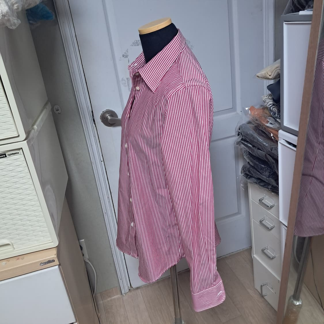 로렌 랄프로렌 스트라이프 셔츠 논아이론 XS(거의 새제품) 상품이미지2