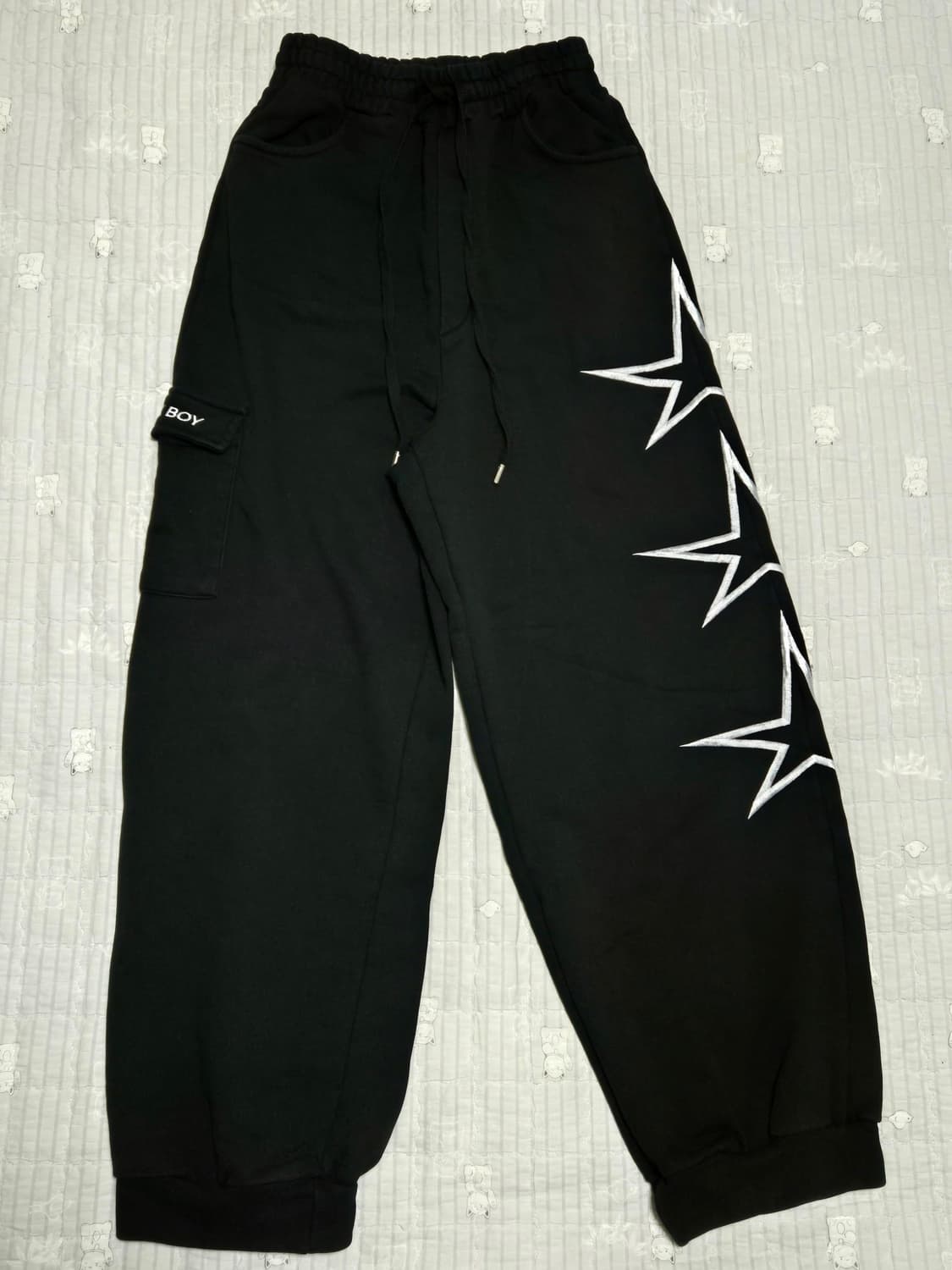 퍽보이 FUCKBOY 비영와이(b0y) 스타 카고 스웻팬츠 상품이미지3
