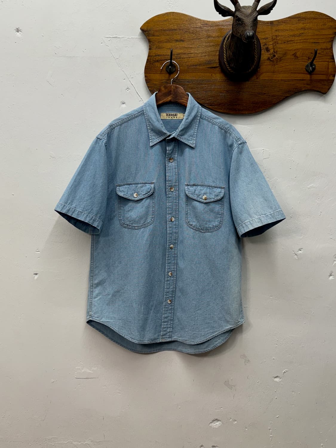 KANSAI Jeans Chambray Short Sleeve 상품이미지1