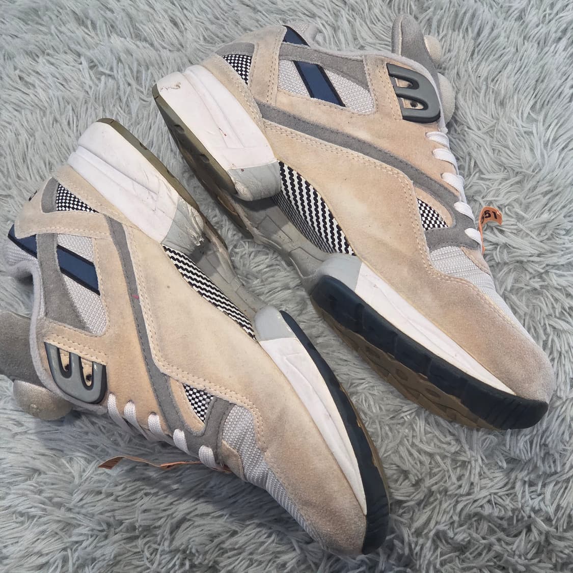 7a-14:리복 아즈트렉 96 그레이 네이비 250mm-세탁완료 상품이미지7