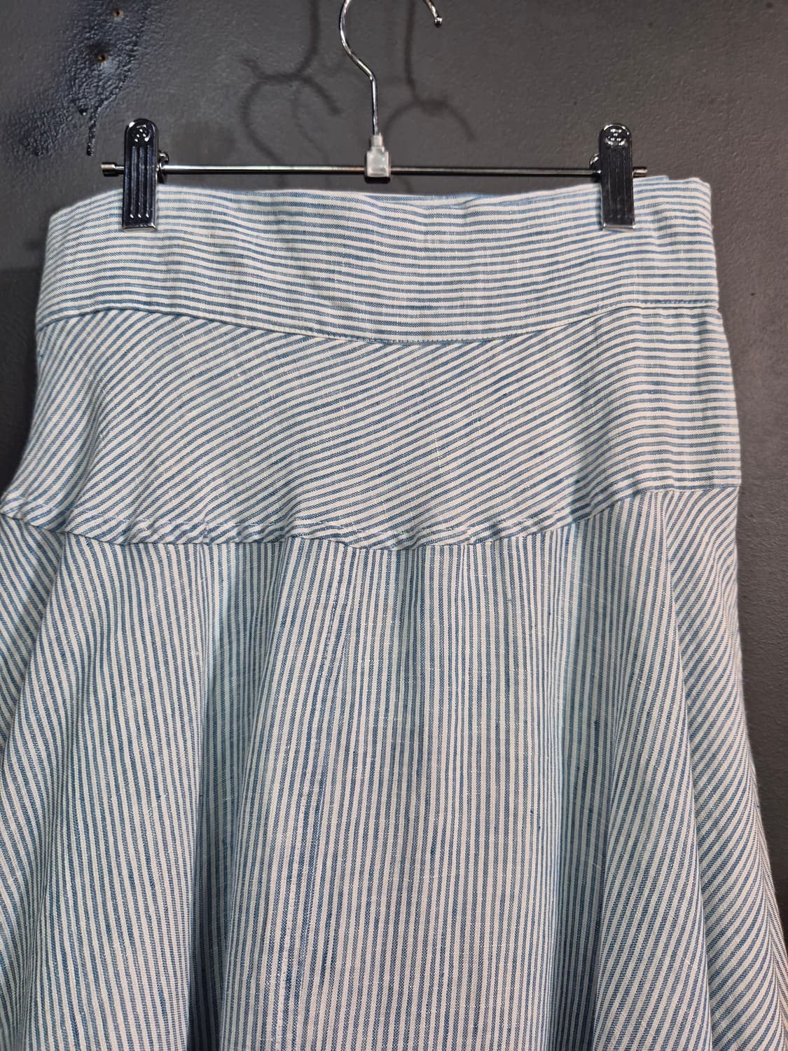 스트라이프 마원단  랩 스커트 55 66 77 상품이미지6