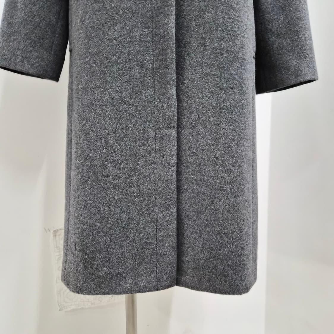 울100 클래식 그레이 롱코트 상품이미지5