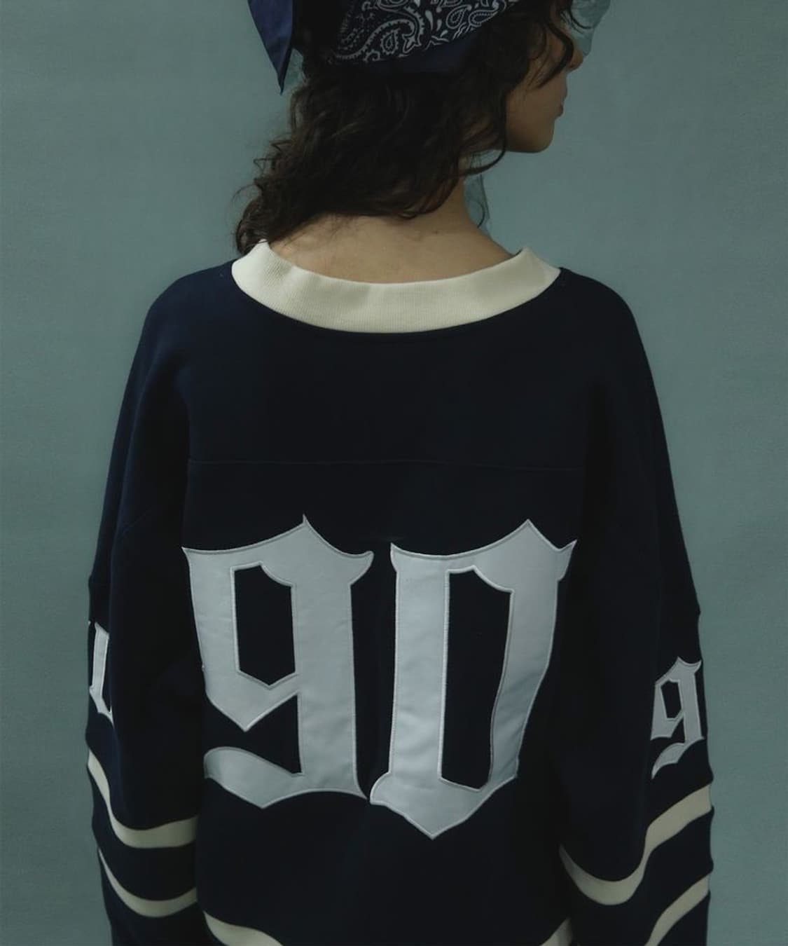 Bad Blue 배드블루 Hockey Jersey Navy 상품이미지1