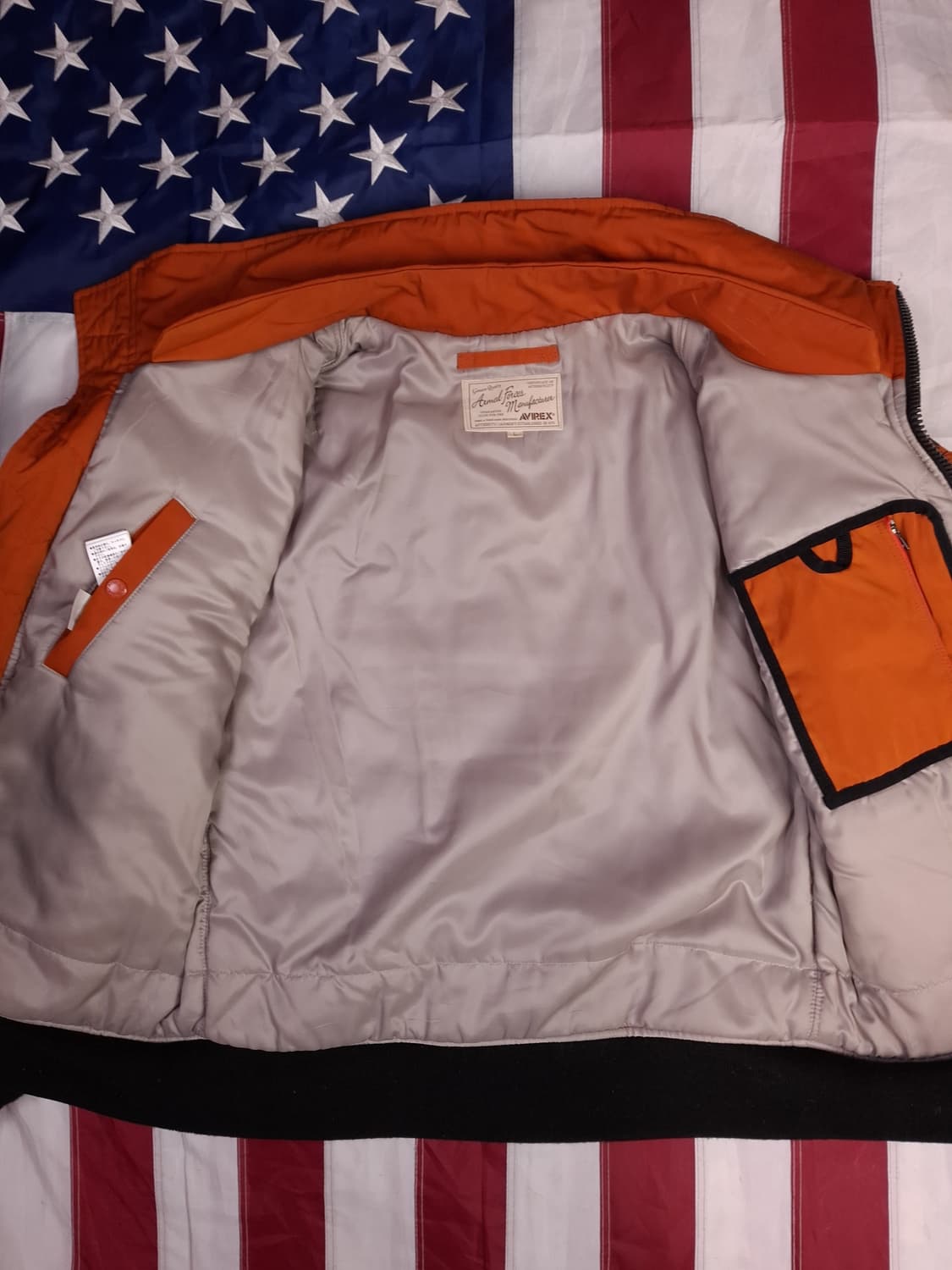 오리지날 아비렉스 우주항공탐사 항공자켓 상품이미지8