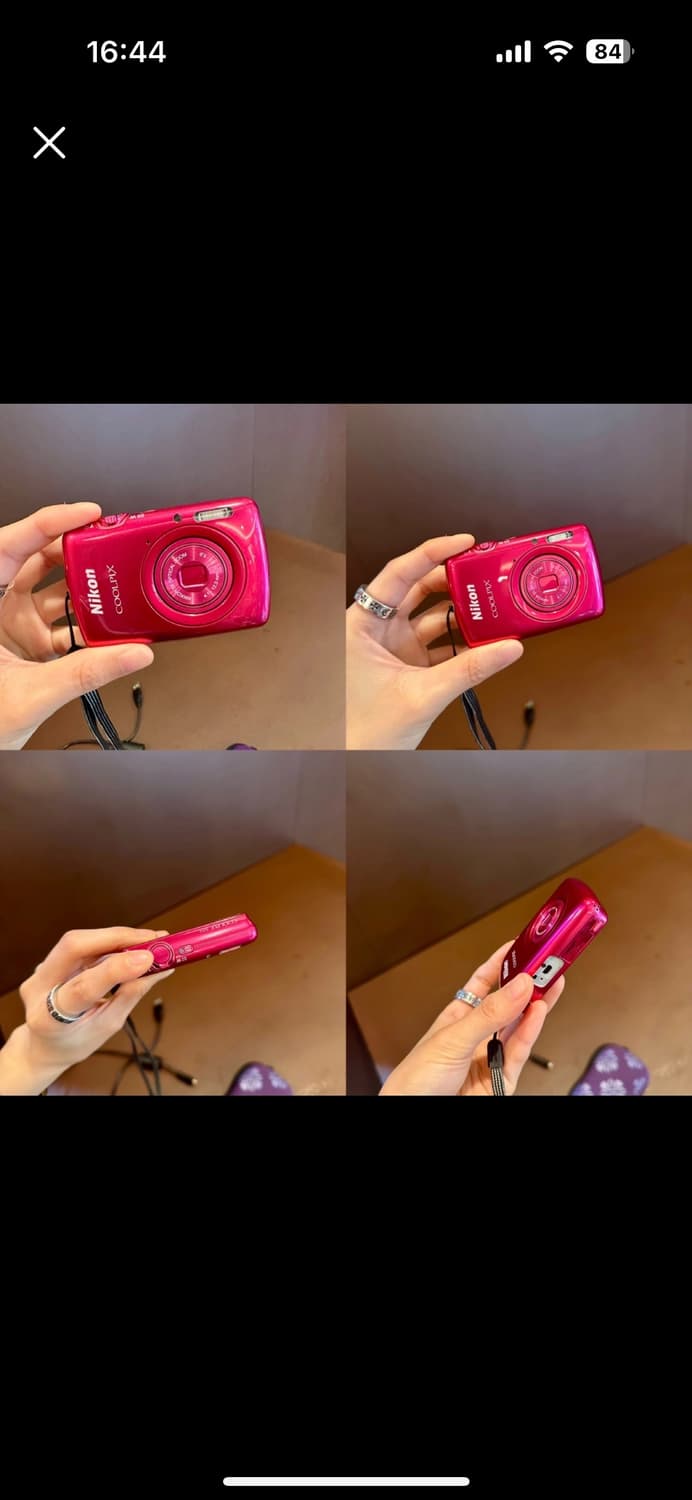 Nikon COOLPIX S01 베이비쿨픽스 핑크 제니디카 빈티지 카메라 상품이미지8