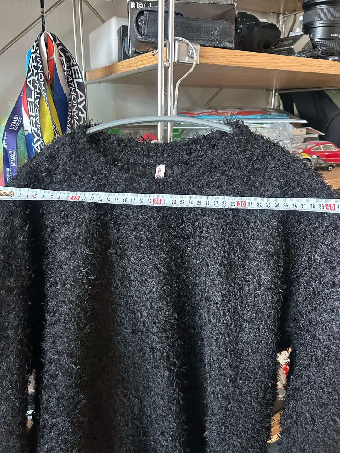 티크 부클 니트 블랙 상품이미지2