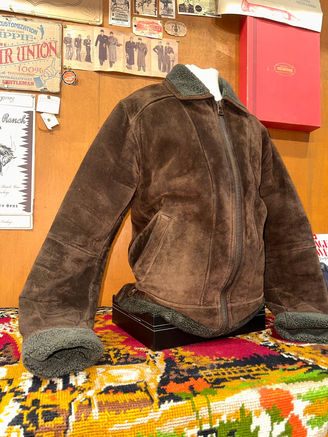 ( L ) 세무자켓 워크웨어 아메카지 스포츠자켓 남성무스탕 b3무스탕 상품이미지2