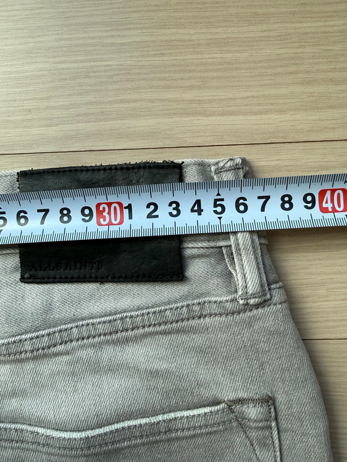 올세인츠 시가렛 그레이 위싱 데님 진 상품이미지5