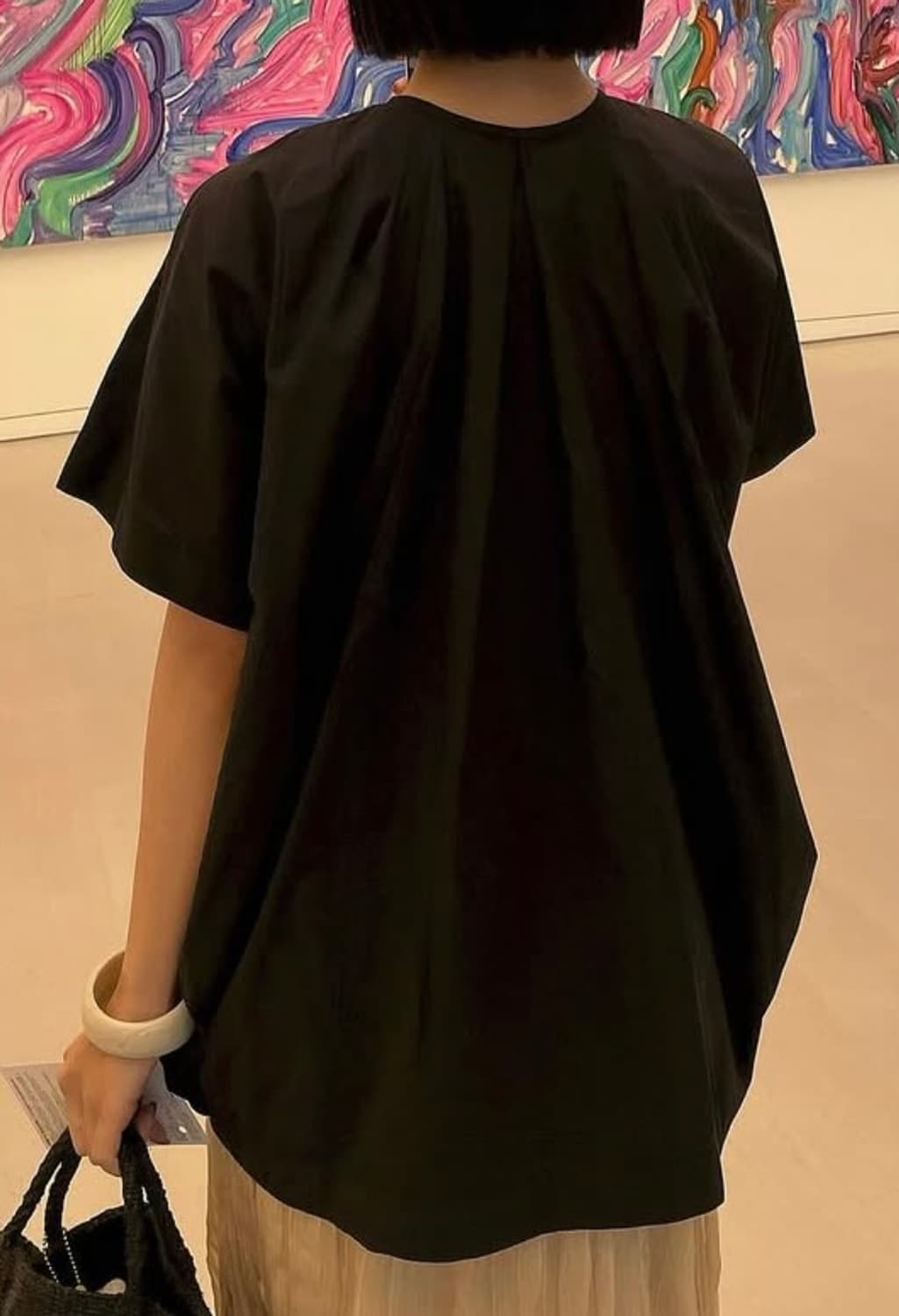 르메르 여성 파라슈트 블라우스 (38size, black) 상품이미지4