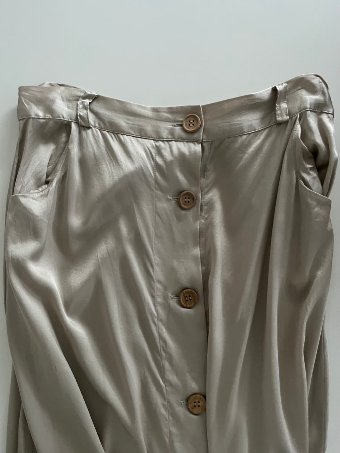 button silk long skirt 상품이미지8