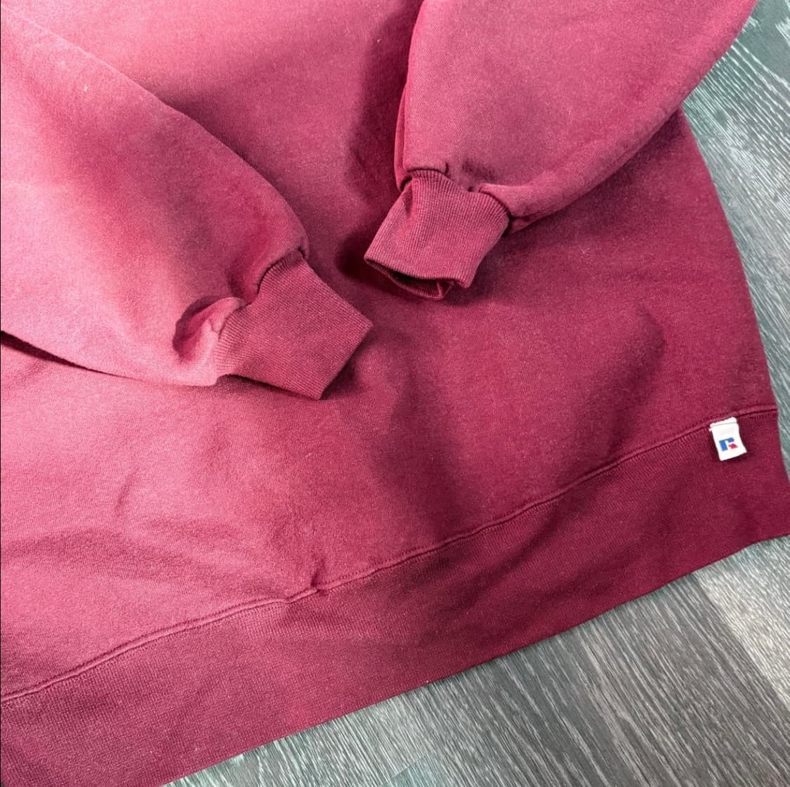 [L] usa 러셀 스웻셔츠 맨투맨 마룬 상품이미지5