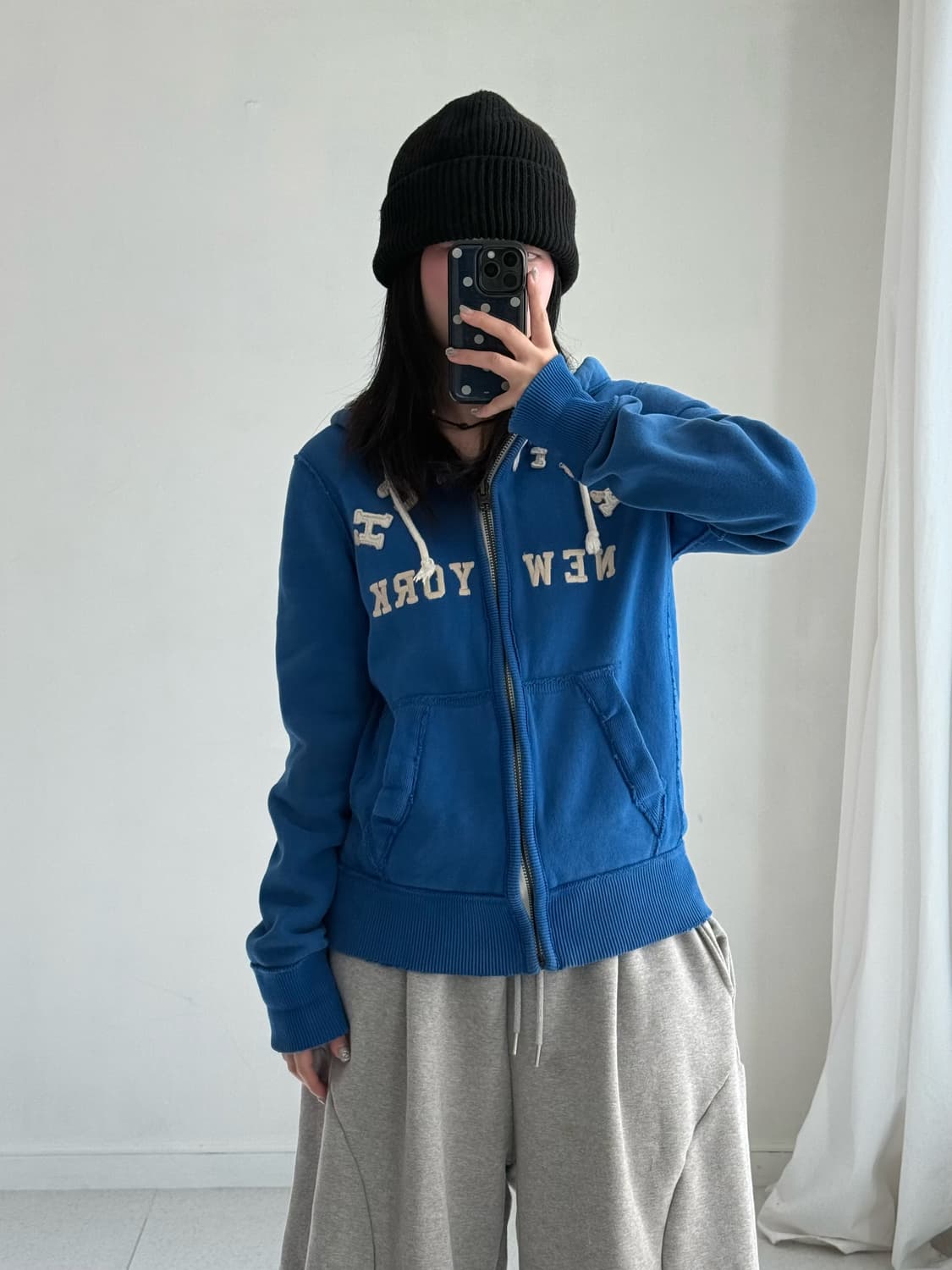 아베크롬비 블루 후드집업 상품이미지1