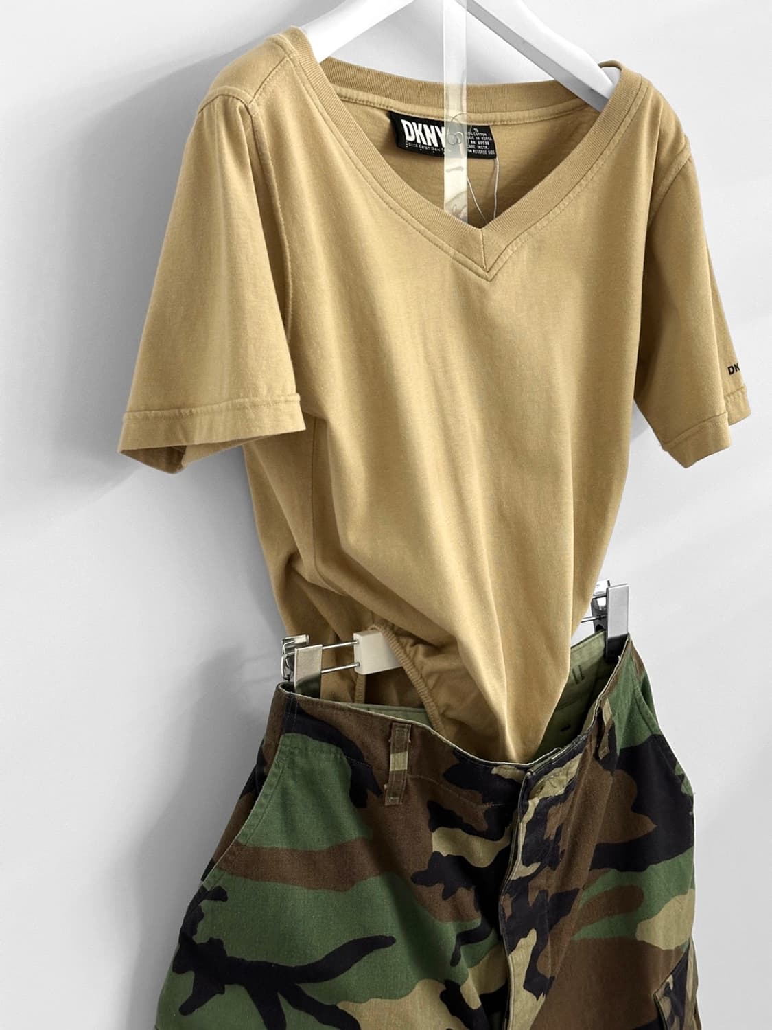 90~00s 빈티지 DKNY 코튼 바디수트 상품이미지2