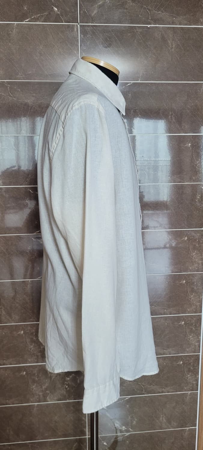 👔남성105사이즈👔지오지아 셔츠  마혼방(55%) 상품이미지4