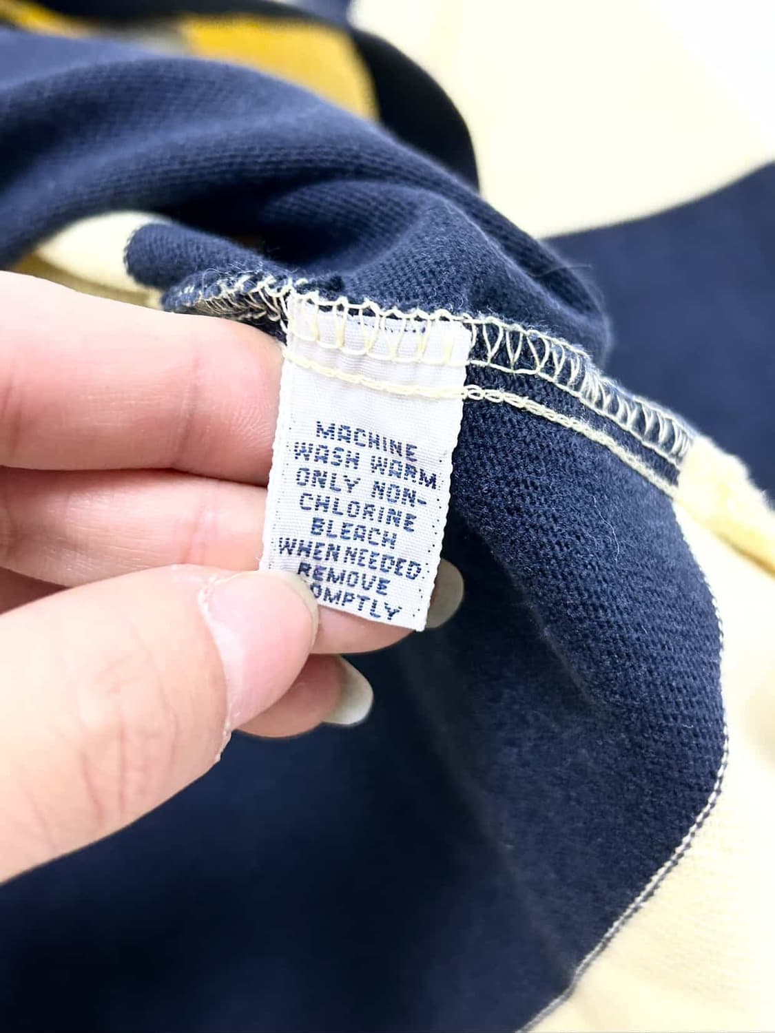 폴로 네이비포니 단가라 럭비티 상품이미지9