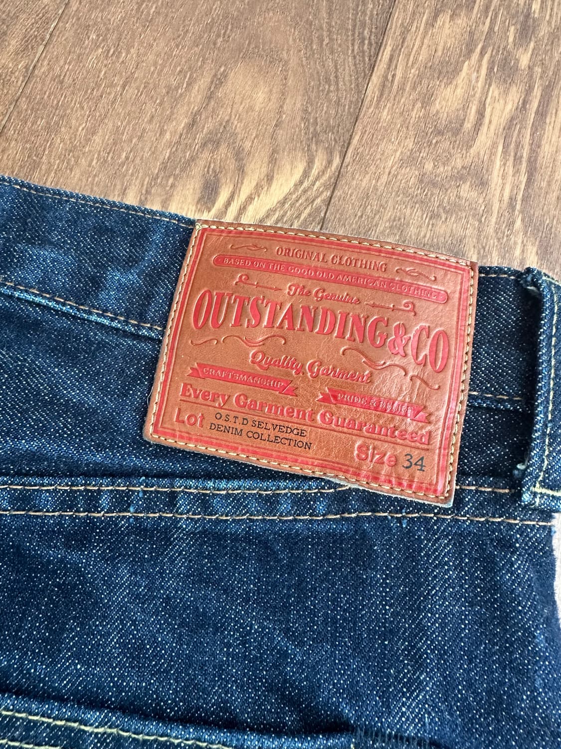 아웃스탠딩 40s셀비지데님 사이즈L 상품이미지3