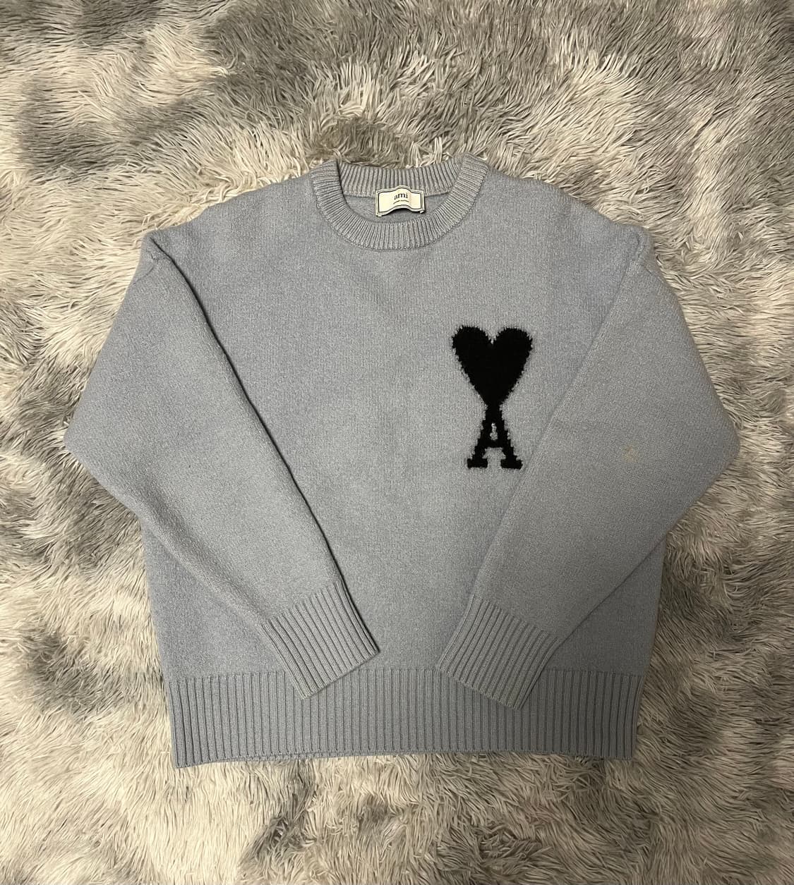 아미 인타르시아 빅로고 니트 상품이미지1