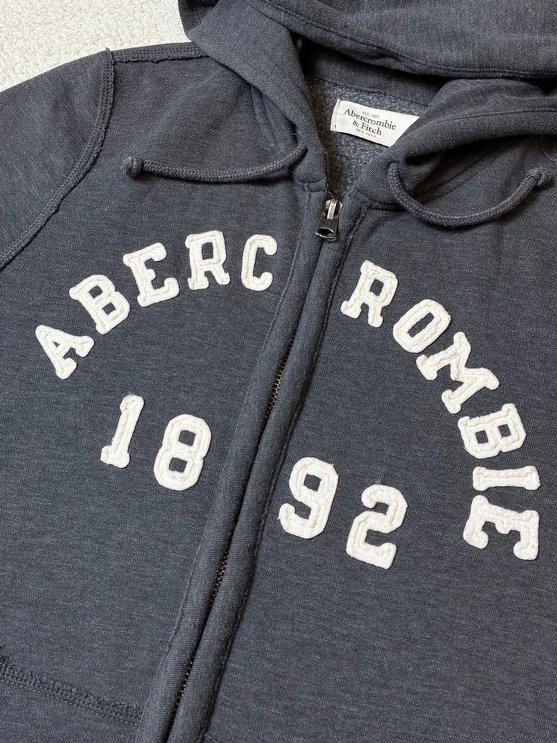 아베크롬비 00's Y2K 자수 로고 후드 집업 PN7054 상품이미지3