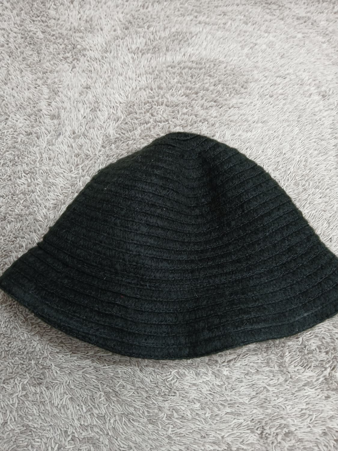 블랙 벙거지 울모자 상품이미지4