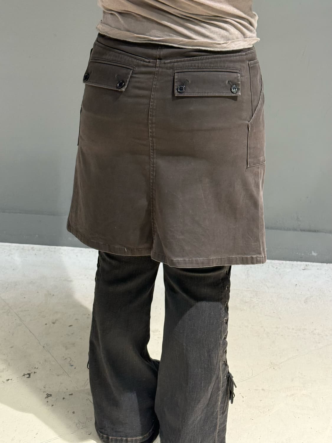 jill stuart button-up detail midi skirt 상품이미지4