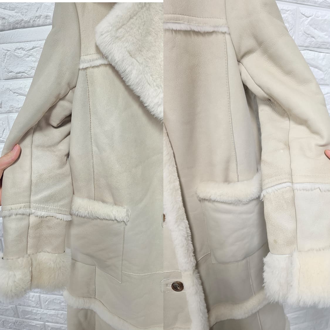 택포) 마쥬 램스킨 무스탕 코트 2사이즈 상품이미지3