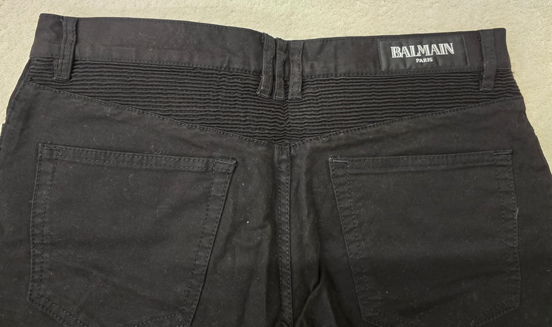 정품] 발망  남자 흑청바지.   싸이즈 34 상품이미지4