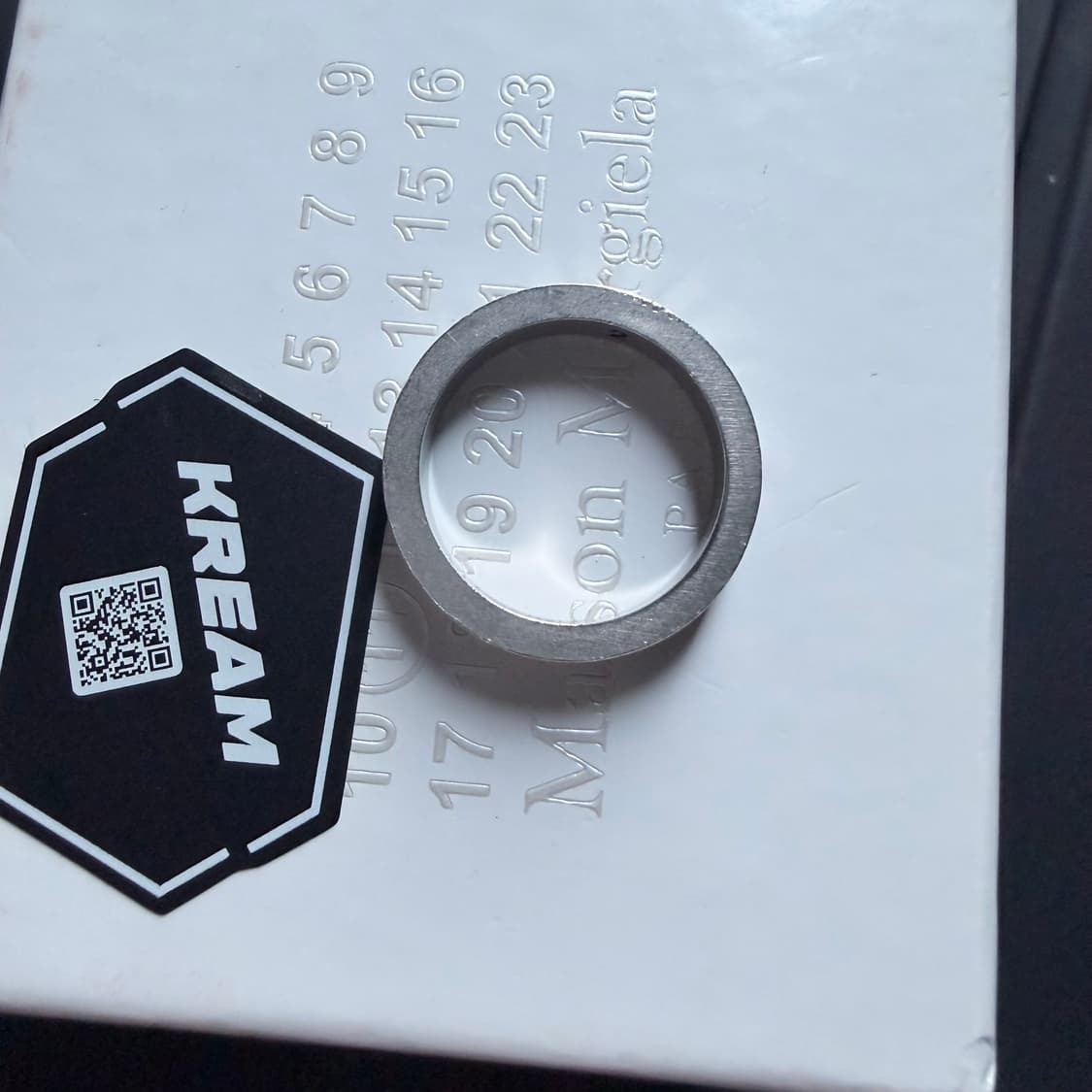 메종 마르지엘라 뉴메리컬 실버 링 실버 상품이미지3