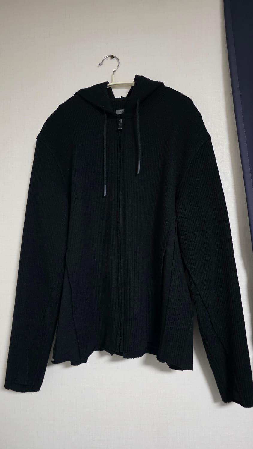 [M] XLIM 엑슬림 ep.9 01 HOODIE ZIP UP 블랙 상품이미지5