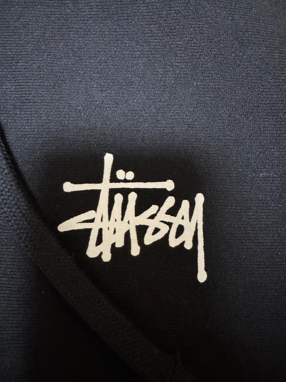 스투시 베이직 스투시 후드 블랙 2023 상품이미지3