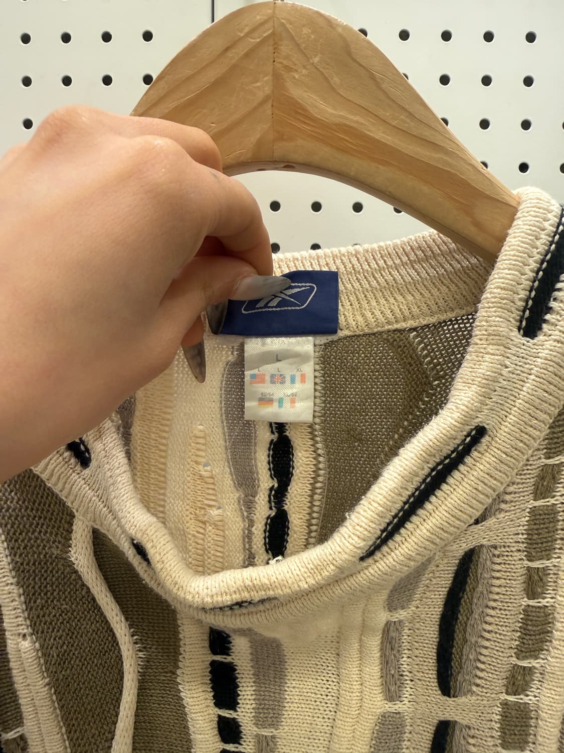 리복 케이블 믹스업 리메이크 스웻 셔츠 U874 상품이미지5