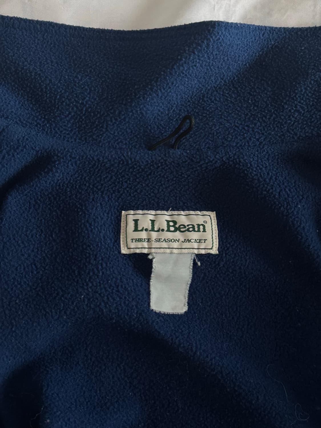 [XL] USA 90s 엘엘빈 ll bean 쓰리시즌 웜업 자켓 블루 상품이미지3