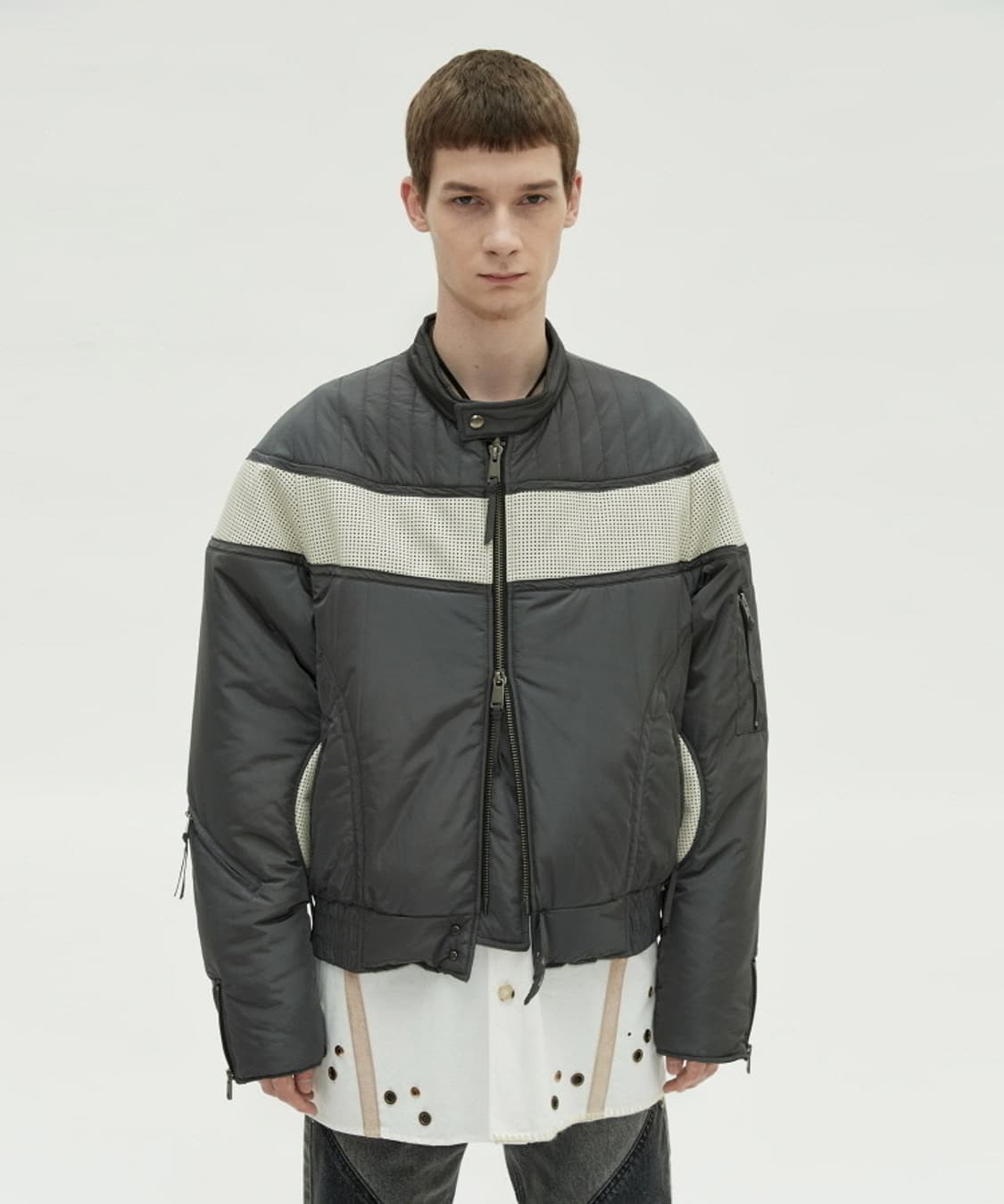 (M) 앤더슨벨 바이커 패디드 자켓 상품이미지1