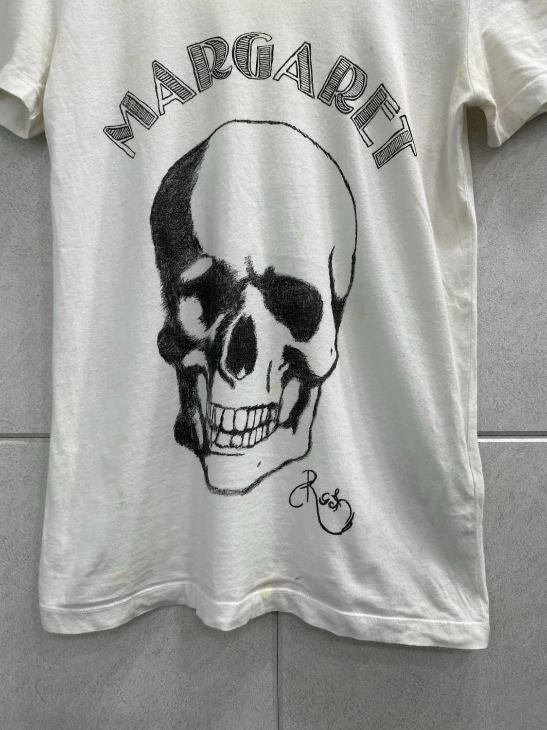 Margaret Skull Print Tee 상품이미지4